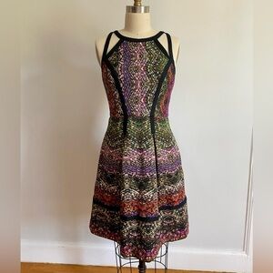 Ivy + Blu | Multicolor Knee-Length Dress | Sz 4